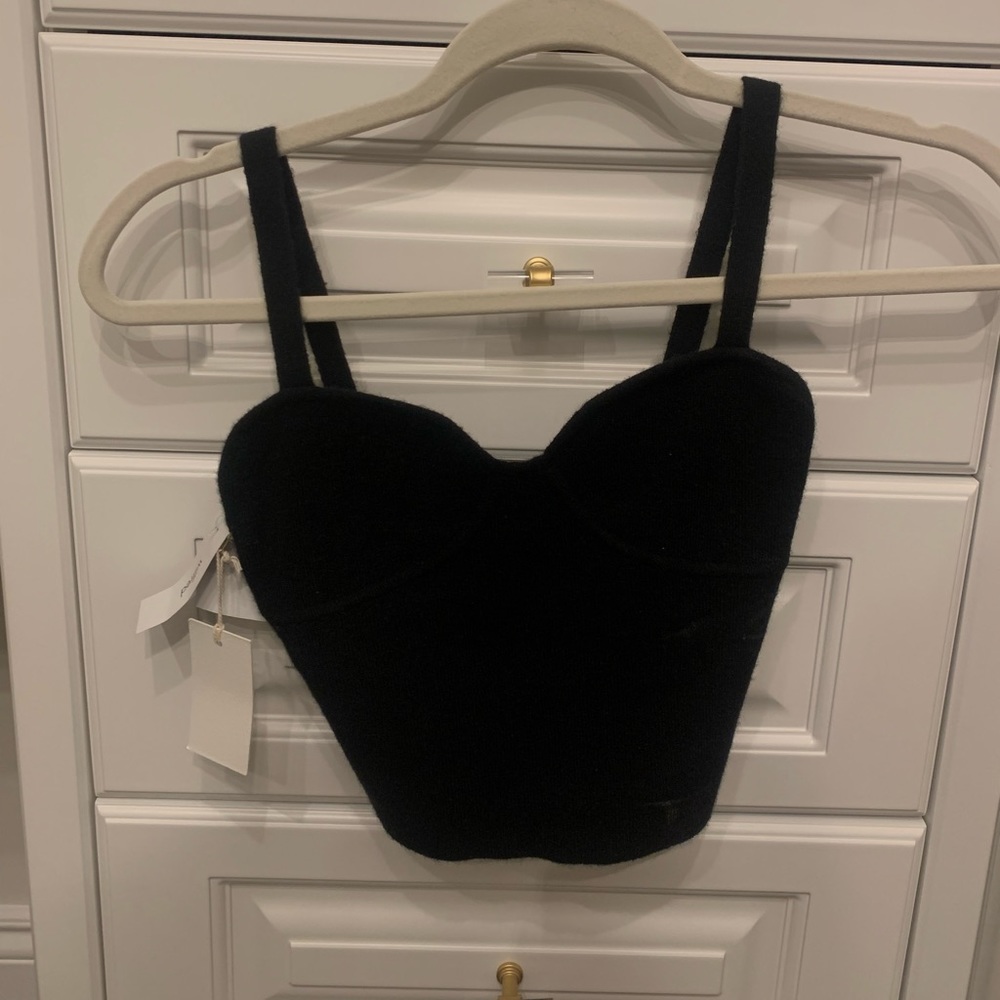 Black Knit Wilfred Top